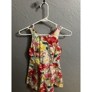 Polo Ralph Lauren Dress Girls Size 8 Floral Print‎